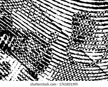 Patrón negro y blanco. Resumen de fondo vectorial monocromo