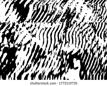 Grunge pattern black and white. Abstract monochrome vector background