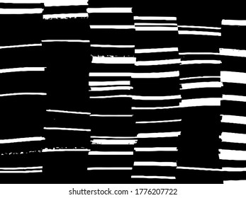 Grunge pattern black and white. Abstract monochrome vector background