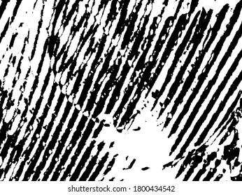 Grunge Muster schwarz-weiß. Abstrakter, einfarbiger Vektorhintergrund