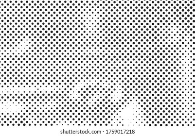 Grunge Muster. Schwarz-Weiß-Textur. Vintage Monochrome Overlay Vektorgrafik