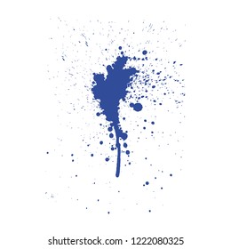 Grunge pattern. Color on white.  Vector illustration.