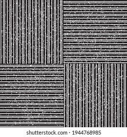 grunge pattern with horizontal and vertical white segments