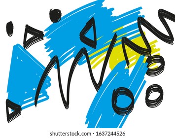 Grunge pattern, print for clothing and textiles