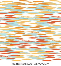 Grunge pattern for printing on fabric, business cards, posters, labels Horizontal brush strokes vector texture.