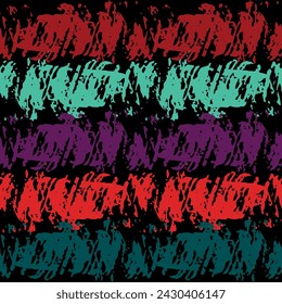 Grunge pattern for printing on fabric, business cards, posters, labels Vector ornament with hemp leaves. 