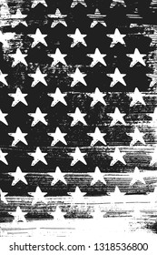 Grunge pattern with stars