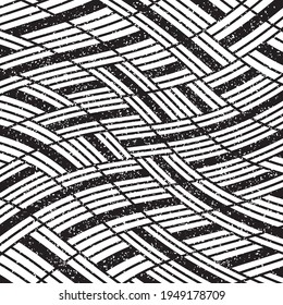 grunge pattern with twist oblique black segments