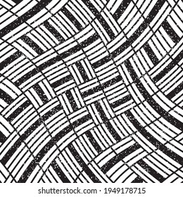 grunge pattern with twist oblique black segments