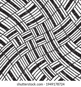 grunge pattern with twist oblique black segments