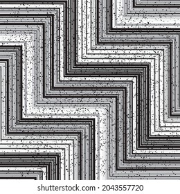 grunge pattern with zig zag lines