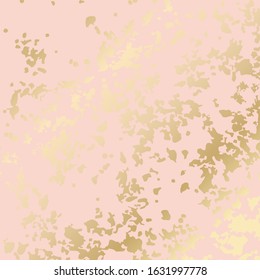 Grunge Pattina. Vector background for your design. Gold RetroTexture.