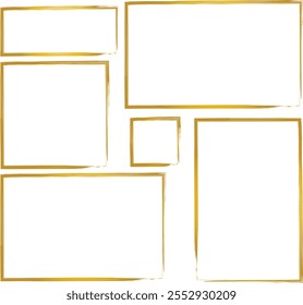Grunge photo frame template collection.vector eps10