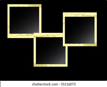grunge photo - vector