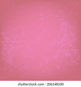 Grunge pink wall background