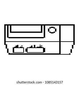 grunge pixel videogame digital simulator technology