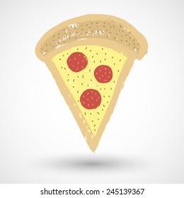 Grunge pizza