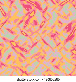 Grunge plaid - vector seamless pattern