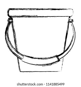 grunge plastic bucket object style icon