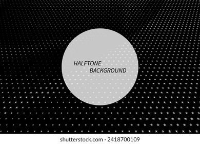 Grunge point perforated halftone cover page template vector. Urban poster faded halftone background. Vintage manga comics style cover leaflets. Matrix elements.