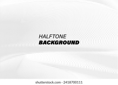 Grunge point perforated halftone cover page template vector. Urban poster faded halftone background. Vintage manga comics style cover leaflets. Matrix elements.