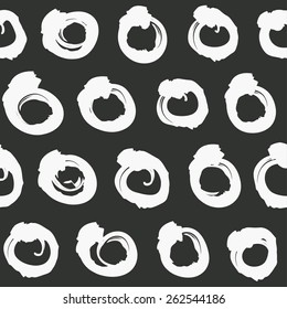 grunge polka dot seamless pattern