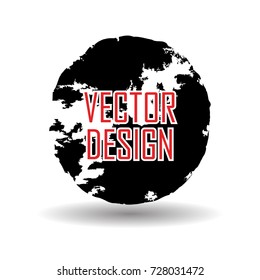 Grunge post Stamp, Circle. Can be used as banner, Insignia , Logo, Icon, Label or Badge  . vector distress textures.blank shapes.