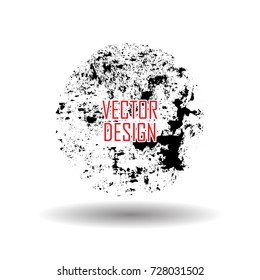 Grunge post Stamp, Circle. Can be used as banner, Insignia , Logo, Icon, Label or Badge  . vector distress textures.blank shapes.