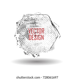 Grunge post Stamp, Circle. Can be used as banner, Insignia , Logo, Icon, Label or Badge  . vector distress textures.blank shapes.