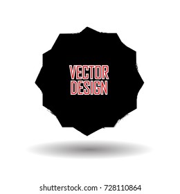 Grunge post Stamp, Circle. Can be used as banner, Insignia , Logo, Icon, Label or Badge  . vector distress textures.blank shapes.