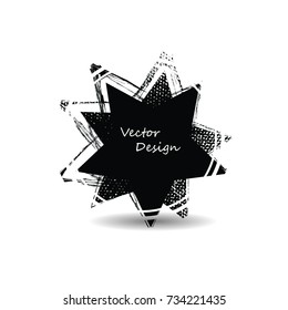 Grunge post Stamp, Circle. Can be used as banner, Insignia , Logo, Icon, Label or Badge  . vector distress textures.blank shapes.