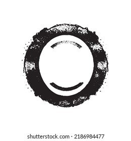 Grunge Post Stamp. Insignias, Label and Badge