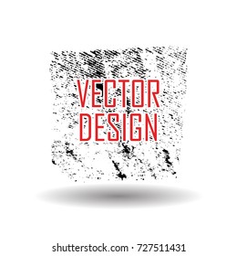 Grunge post Stamp, Square. Can be used as banner, Insignia , Logo, Icon, Label or Badge  . vector distress textures.blank shapes.