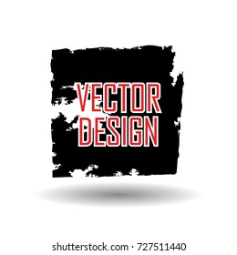 Grunge post Stamp, Square. Can be used as banner, Insignia , Logo, Icon, Label or Badge  . vector distress textures.blank shapes.