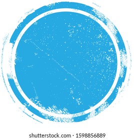 Grunge post stamp texture set isolated on white. Retro stamp texture circle for badge and label. Collection of circle stamp texture for seal, ink, round stamp, circle rubber and banner.Distress vector