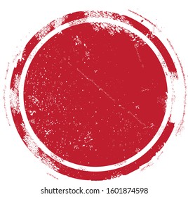 Grunge post stamp texture set isolated on white. Retro stamp texture circle for badge and label. Collection of circle stamp texture for seal, ink, round stamp, circle rubber and banner.Distress vector