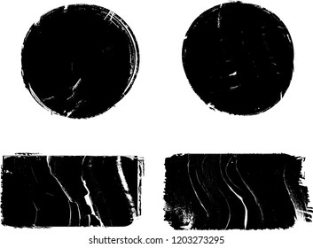 Grunge post Stamps Collection, . Banners, Insignias , Logos, Icons, Labels and Badges Set . vector distress textures.blank shapes.