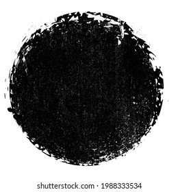 Grunge post stamps collection, circle. Banner, insignia , logo. Textured label . Rounded badge . Vector distress texture. Blank shape.