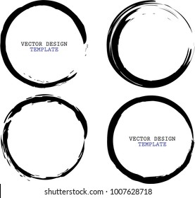 Grunge post Stamps Collection, Circles. Banners, Insignias , Logos, Icons, Labels and Badges Set . vector distress textures.blank shapes.