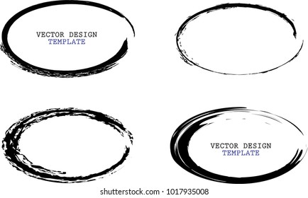 Grunge post Stamps Collection, Circles. Banners, Insignias , Logotipos, Iconos, Etiquetas y Badges Set . texturas de distrés vectorial.formas en blanco.