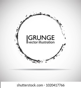 Grunge post Stamps Collection, Circles. Banners, Insignias , Logos, Icons, Labels and Badges Set . vector distress textures.blank shapes.