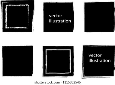 Grunge post Stamps Collection, Circles. Banners, Insignias , Logos, Icons, Labels and Badges Set . vector distress textures.blank shapes.