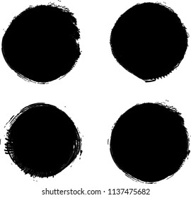 Grunge post Stamps Collection, Circles. Banners, Insignias , Logos, Icons, Labels and Badges Set . vector distress textures.blank shapes.