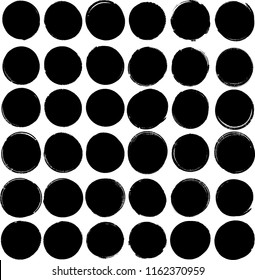 Grunge post Stamps Collection, Circles. Banners, Insignias , Logos, Icons, Labels and Badges Set . vector distress textures.blank shapes.
