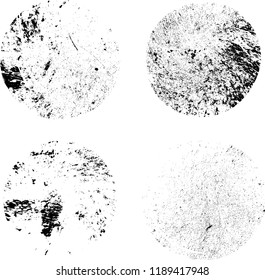 Grunge post Stamps Collection, Circles. Banners, Insignias , Logos, Icons, Labels and Badges Set . vector distress textures.blank shapes.