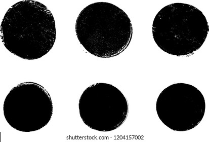Grunge post Stamps Collection, Circles. Banners, Insignias , Logos, Icons, Labels and Badges Set . vector distress textures.blank shapes.