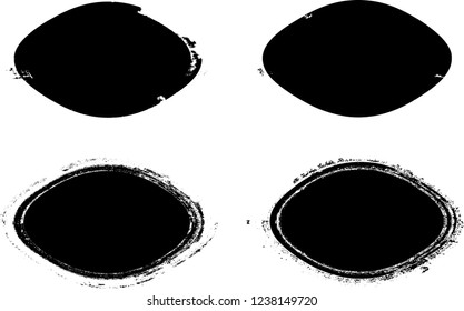 Grunge post Stamps Collection, Circles. Banners, Insignias , Logos, Icons, Labels and Badges Set . vector distress textures.blank shapes.