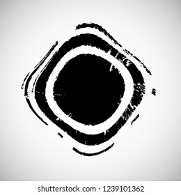Grunge post Stamps Collection, Circles. Banners, Insignias , Logos, Icons, Labels and Badges Set . vector distress textures.blank shapes.

