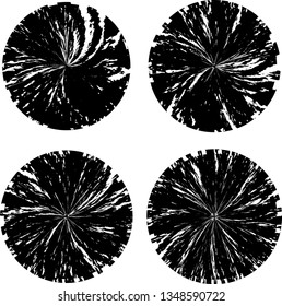 Grunge post Stamps Collection, Circles. Banners, Insignias , Logos, Icons, Labels and Badges Set . vector distress textures.blank shapes.