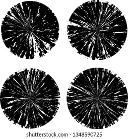 Grunge post Stamps Collection, Circles. Banners, Insignias , Logos, Icons, Labels and Badges Set . vector distress textures.blank shapes.